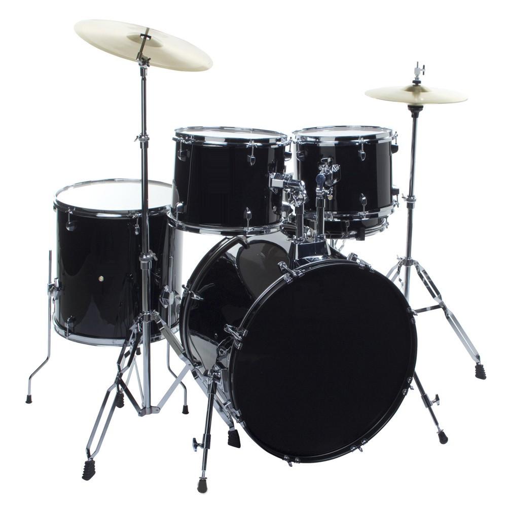 Basix STDS-BK, Crash Force 5 Batterie Acoustique, Noire