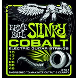 Ernie Ball 2721, Slinky Cobalt Cordes guitares éléctiques 10-46