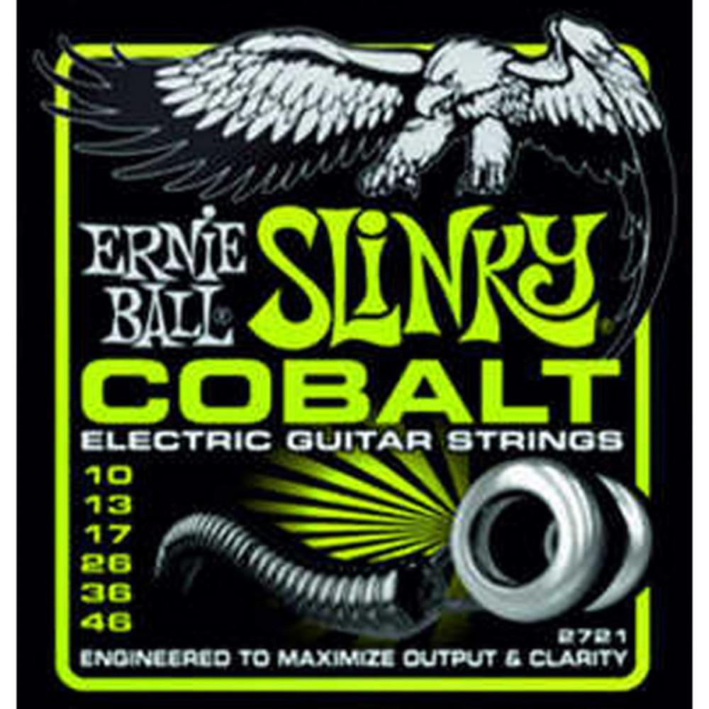 Ernie Ball 2721, Slinky Cobalt Cordes guitares éléctiques 10-46