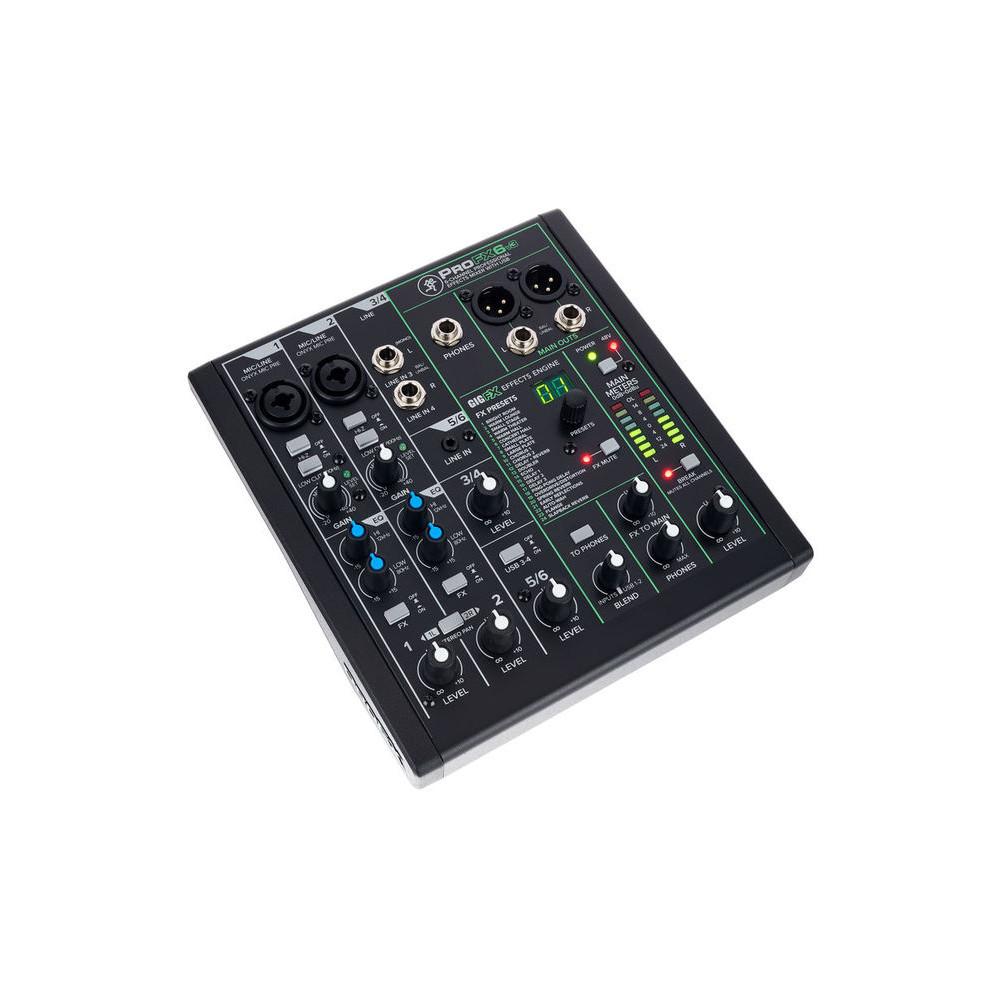 Mackie PROFX6V3, Console de mixage analogique USB 6 canaux +