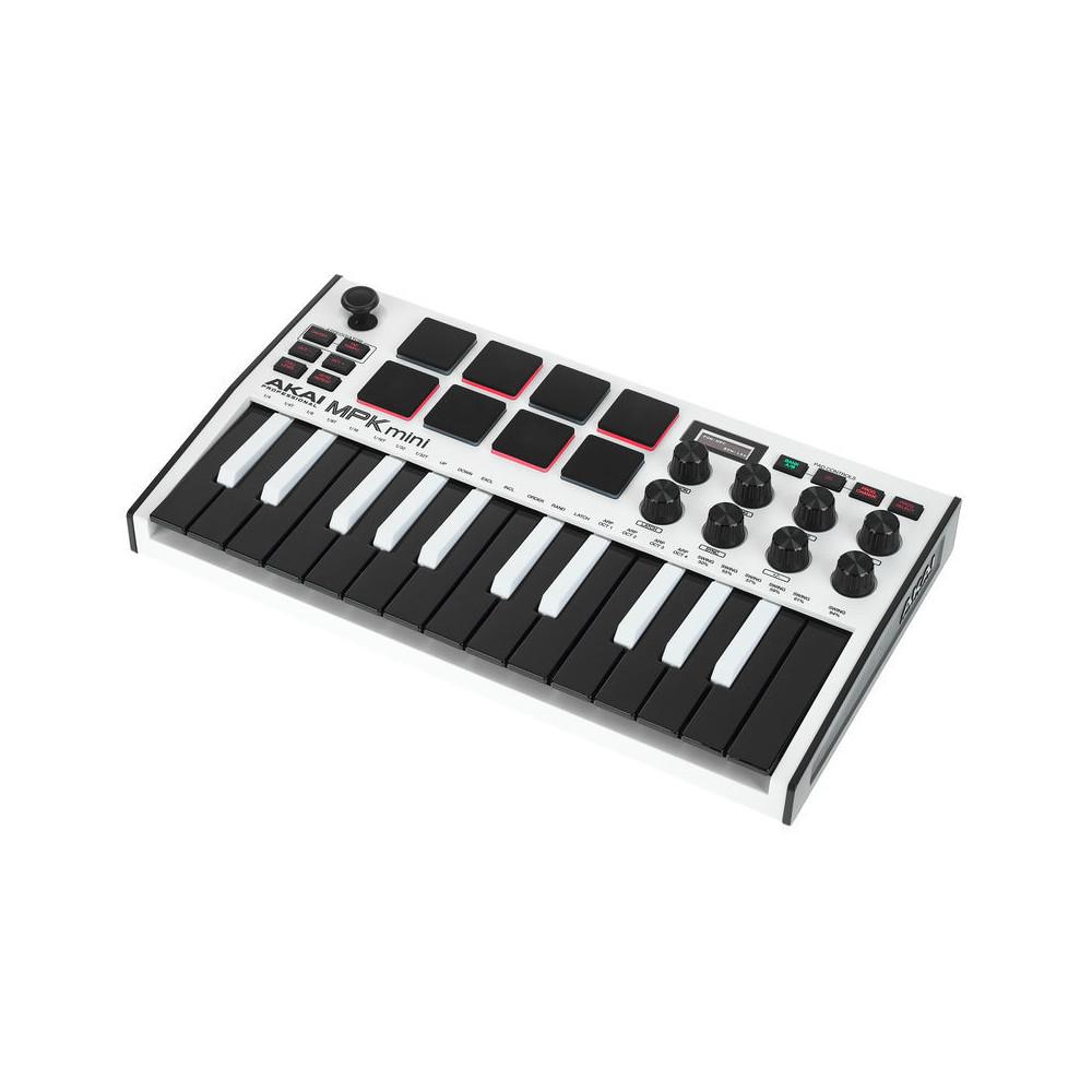 AKAI MPK MINI MK3 WH, Clavier maitre 25 touches 8 pads