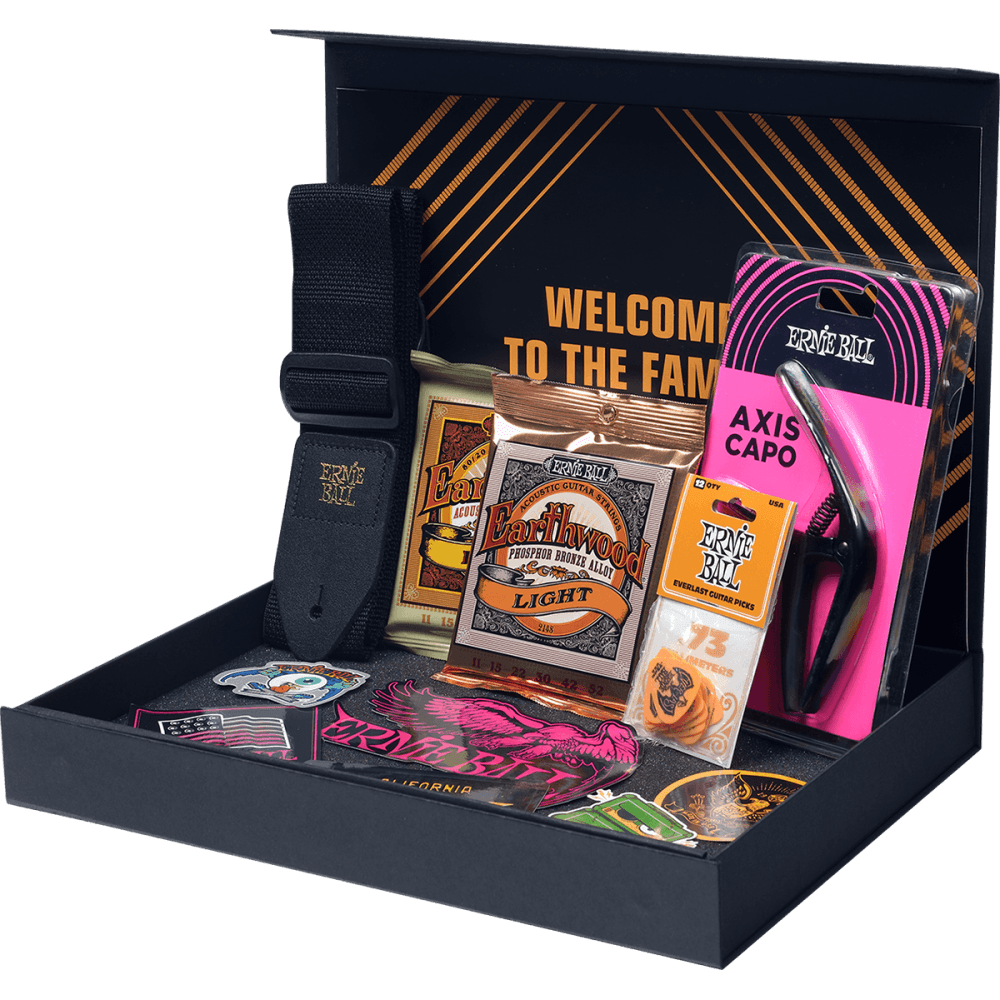 Ernie Ball Acoustic Pack, Kit d'Entretien pour Guitare