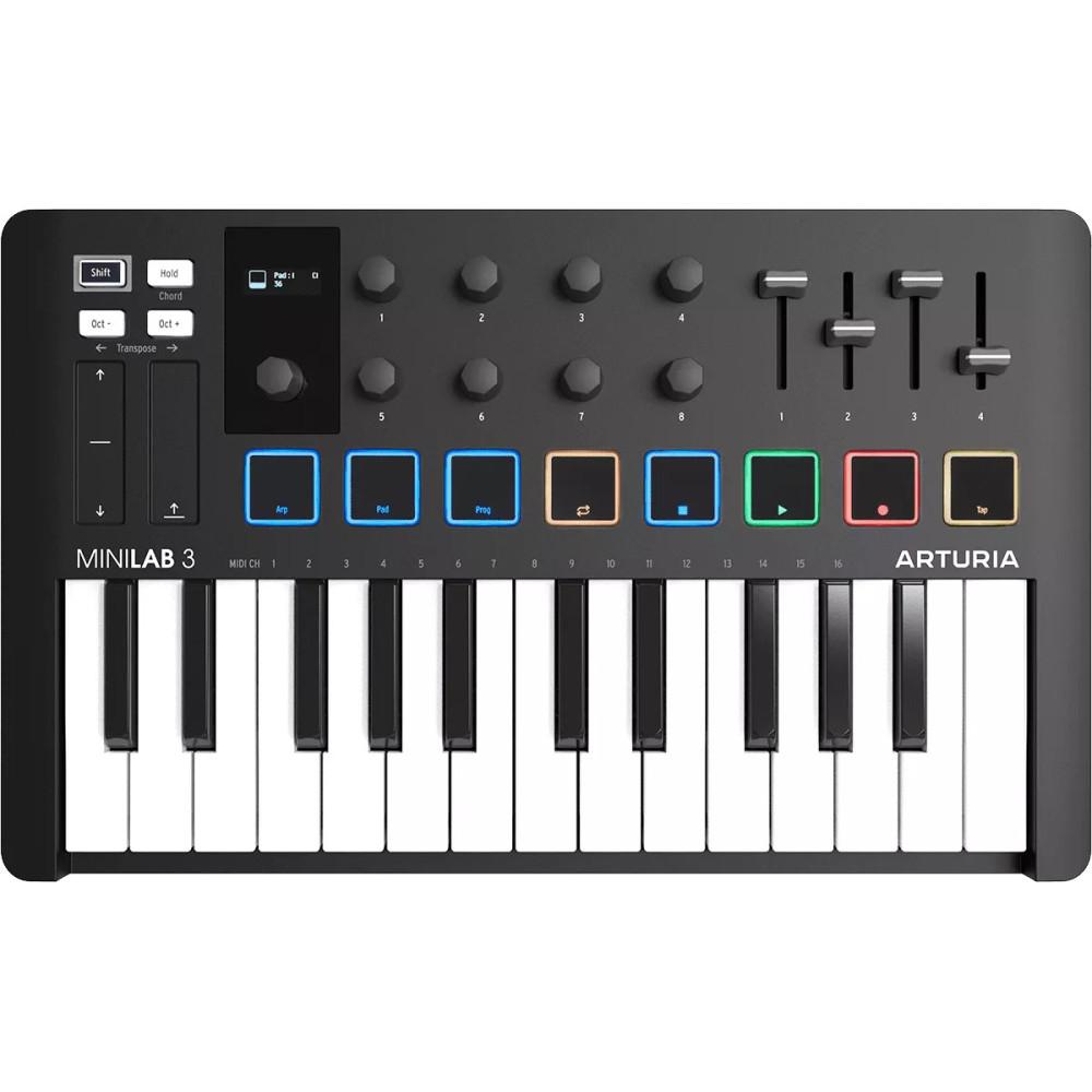 Arturia MiniLab 3 BK, Clavier maître USB