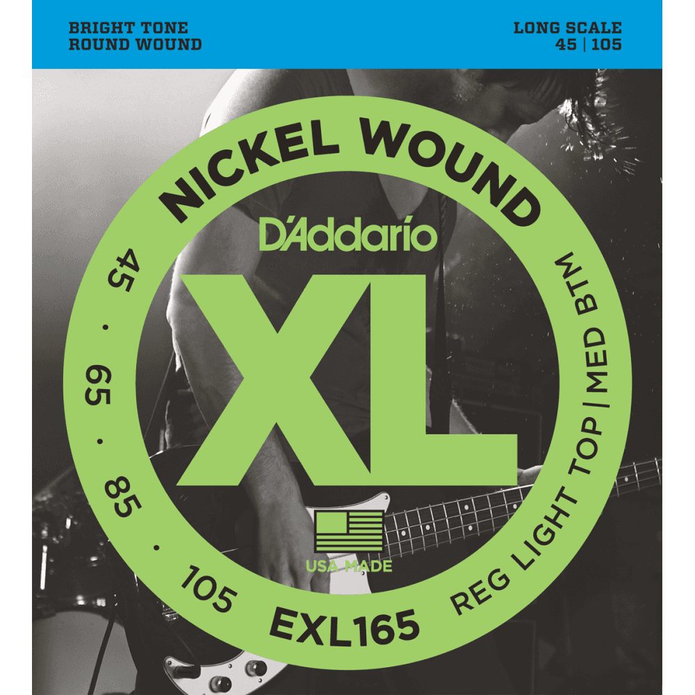EXL165 Jeu de 4 Cordes Basse électrique Regular