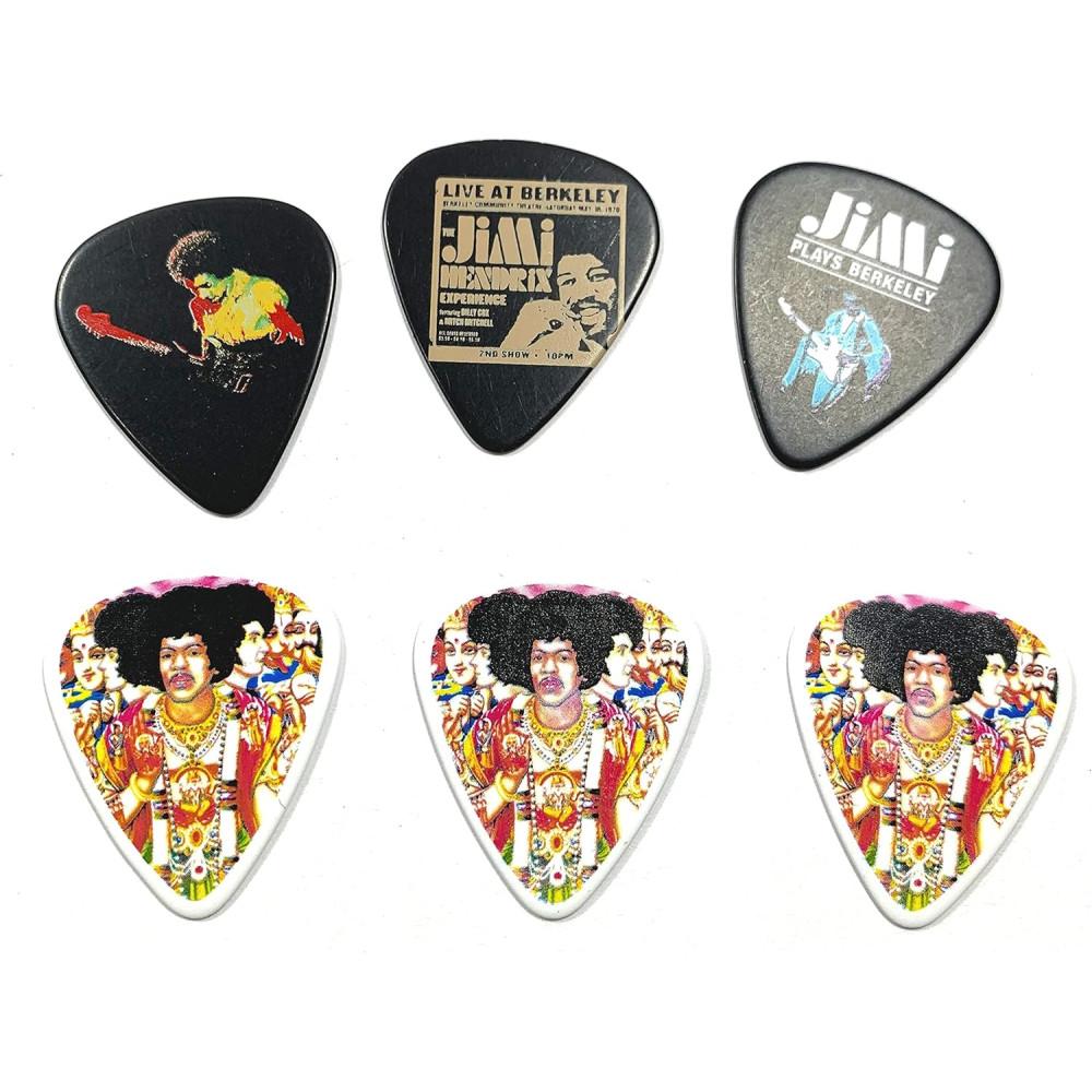 Dunlop JHP02M, Pack de 6 médiators Jimi Hendrix Signature