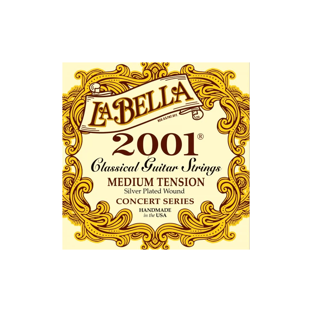 Bella MED, Cordes Guitare Classique, Medium Tension