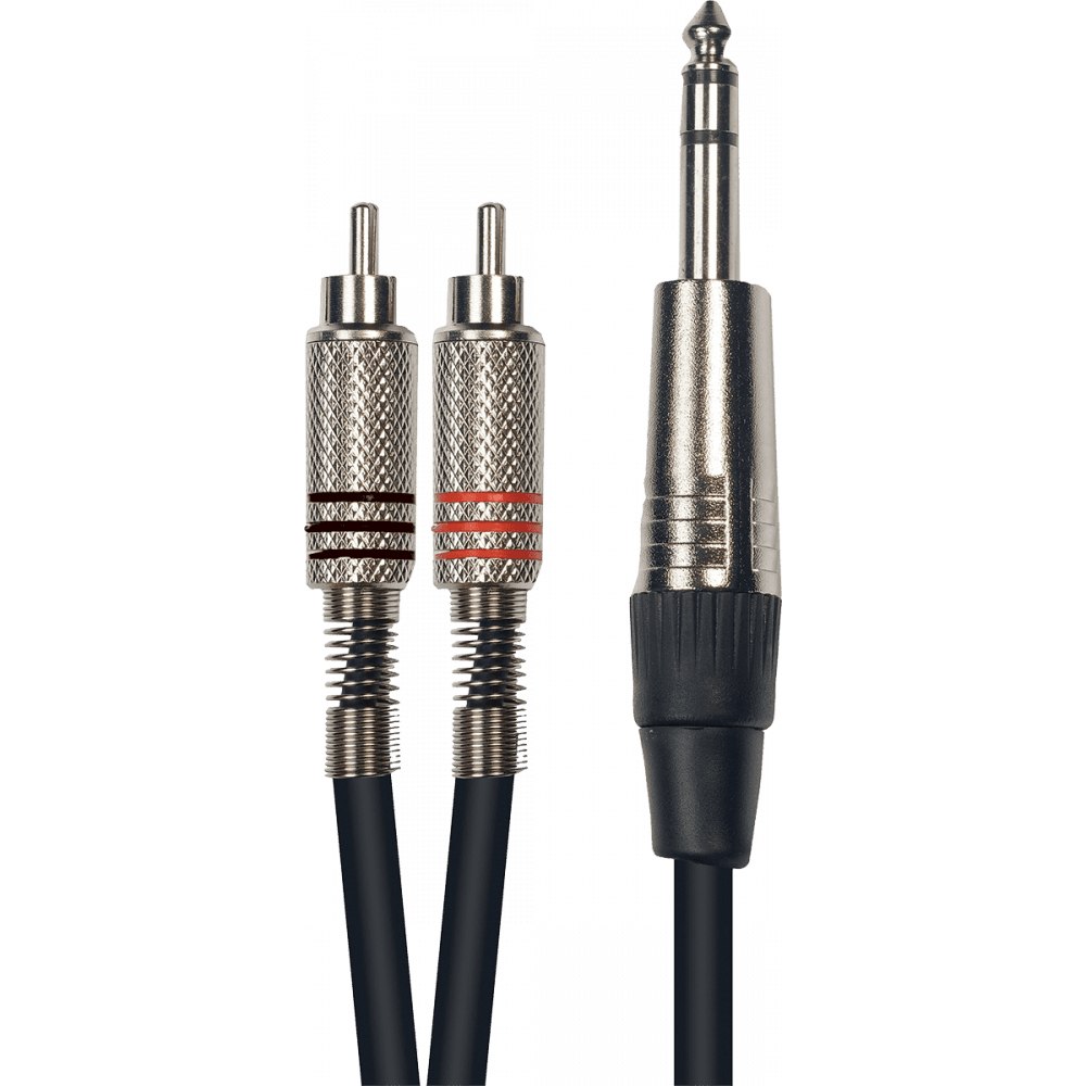 Aywa Y042, 2 RCA mâle jack stéréo mâle 3m