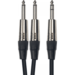 Aywa Y048, 2 jacks mono mâle j. stéréo mâle 3m