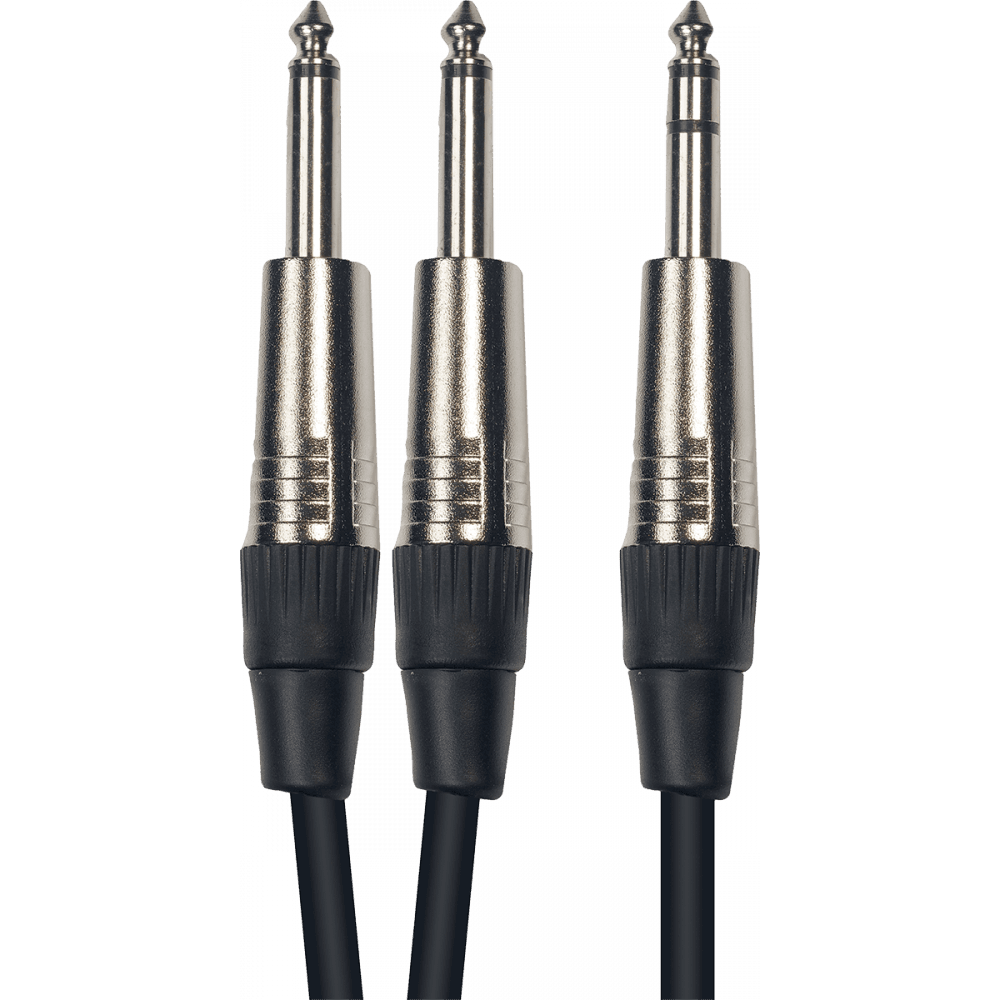 Aywa Y048, 2 jacks mono mâle j. stéréo mâle 3m