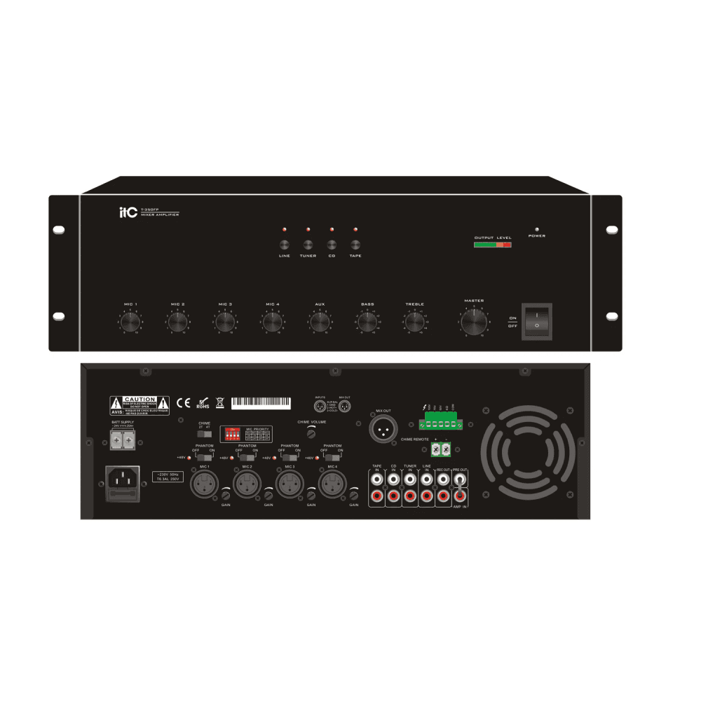 ITC T-350FP, Amplificateur mélangeur professionnel 350 W
