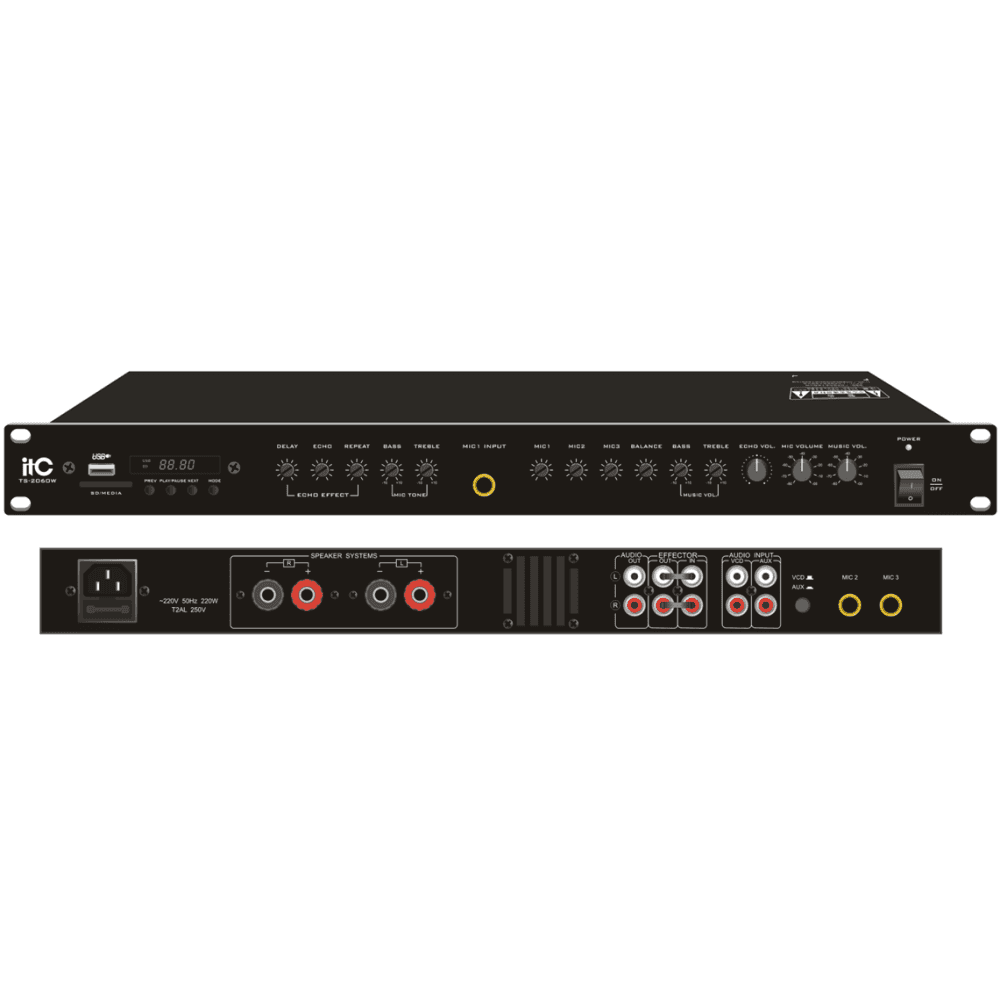 ITC TS-2060W, Amplificateur de puissance multimédia 2 X 60W