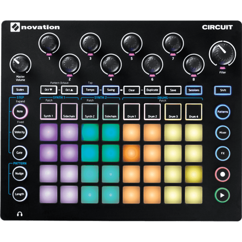 Novation Circuit, Groovebox & Sampling