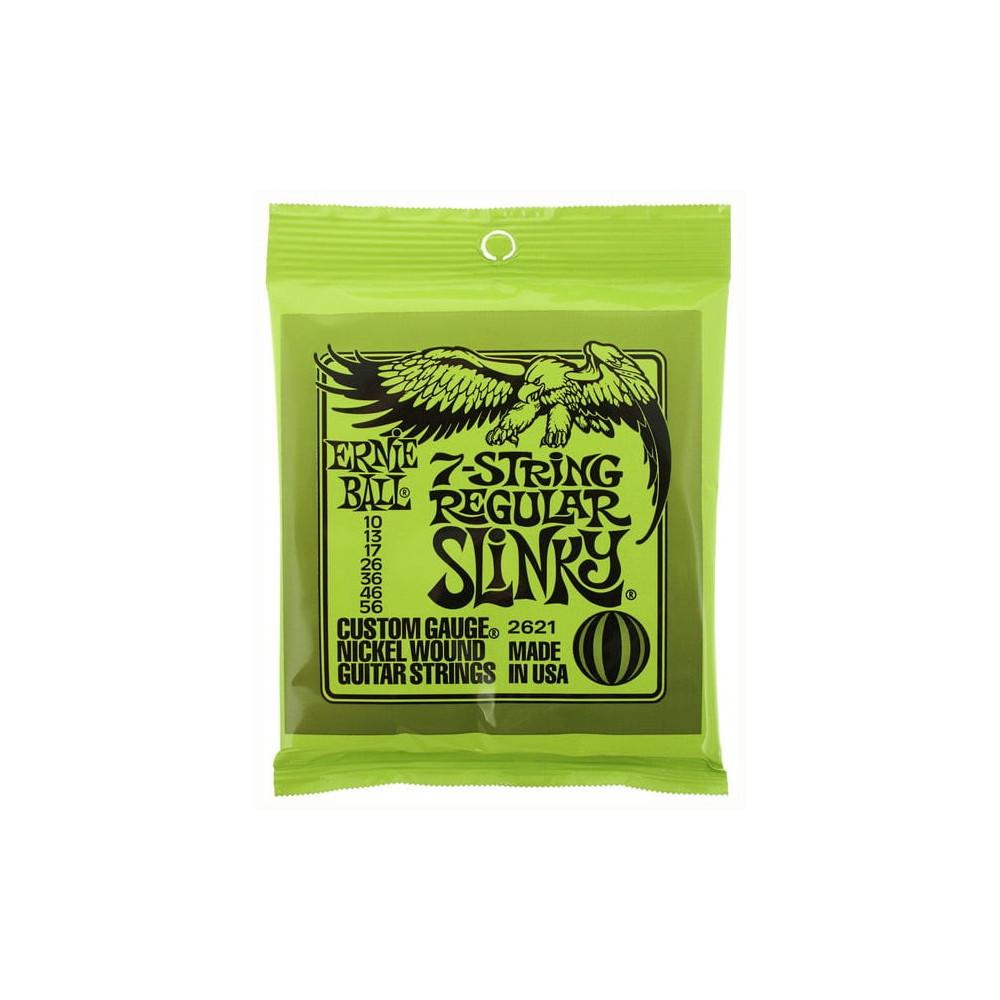 Ernie Ball 2621, Regular Slinky Nickel 7 Cordes guitare
