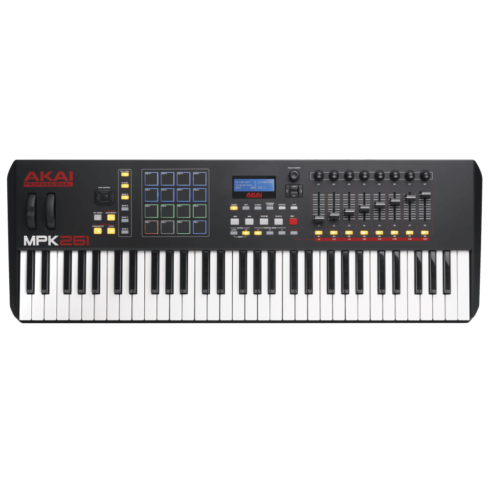 AKAI MPK 261, Clavier Maître