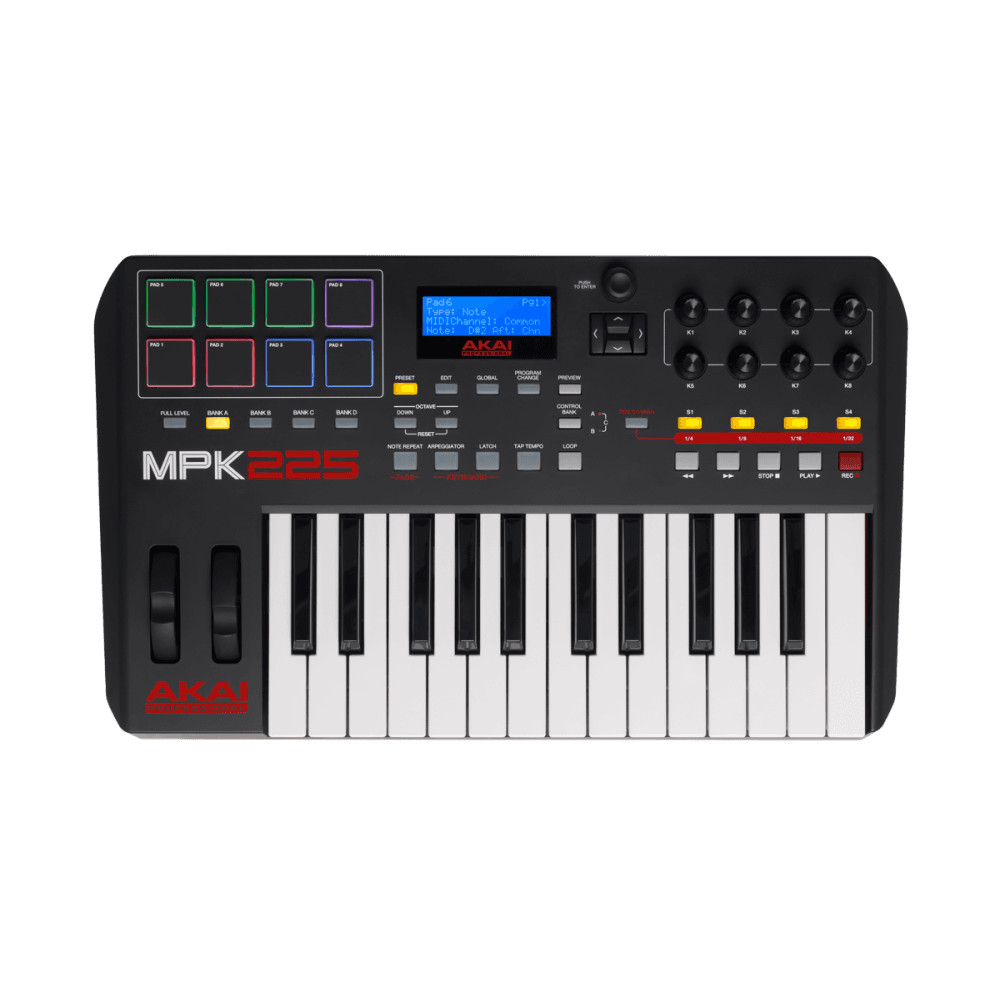 AKAI MPK 225, Clavier Maître MIDI USB 25