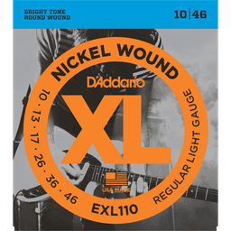 EXL110 Cordes Guitare électrique Regular Light 10-46