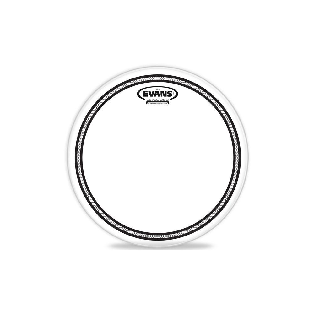 Evans TT12ECR, Peau de timbre de tom EC Transparente, 12"