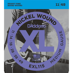 EXL115 Jeu de cordes Nickel Wound