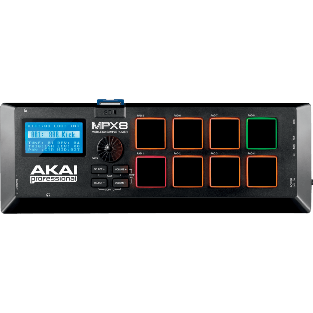 Akai MPX8, Lecteur enregistreur de sample sur carte SD