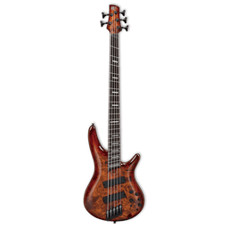 Ibanez SRMS805-BTT, Brown Topaz Burst Basse éléctrique 5-Cordes