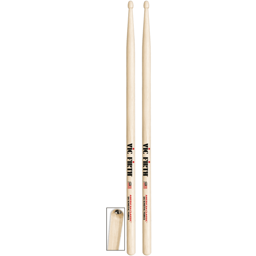 Vic Firth 5AKF, American Classic Hickory Kinetic 5A