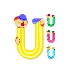 Lettres Clown U