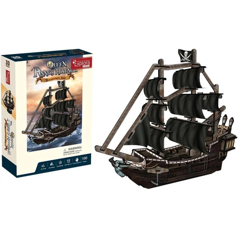 Maquette 3D Bateau Santa