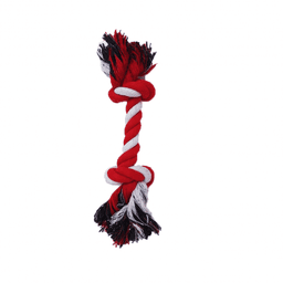 JOUET OS EN COTON 2 NŒUDS 20 CM