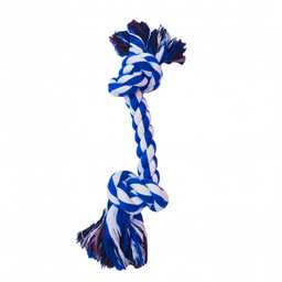 JOUET OS EN COTON 2 NŒUDS 30 CM