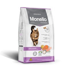 MONELLO CHAT STÉRILISÉ DINDE & SAUMON 1 KG