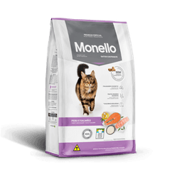 MONELLO CHAT STÉRILISÉ DINDE & SAUMON 10.1 KG