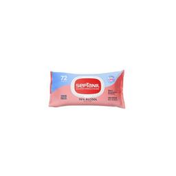 LINGETTE SOLUTION HYDROALCOLIQUE 70% 72 PIECES