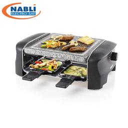 RACLETTE CARREE PRINCESSE 21X21 4 P 600W+PIERRE CUI. 162810