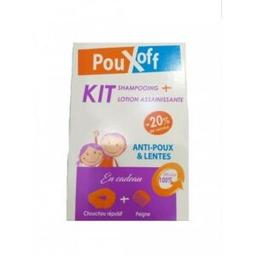 Poux Off Kit Shampooing Anti + Lotion Assainissante