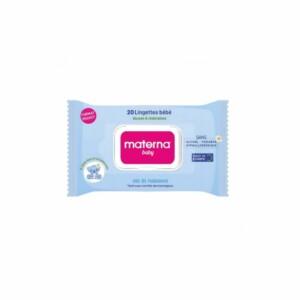 Materna Lingettes Bleue Format Pocket Boite De 20
