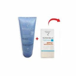 Roncey Pack Mixaskin Gel Nettoyant + Sunshield Waterproof Peau Mixte Spf50+ Invisible Pnm
