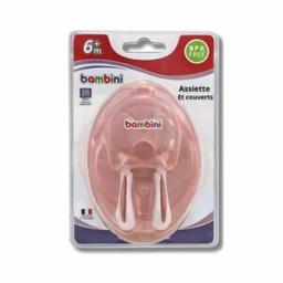 BAMBINI ASSIETTE+ COUVERTS 462