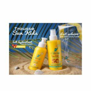 CALINO TROUSSE SUN KIDS LAIT SOLAIRE SPF50 + LAIT HYD AP SOLEIL