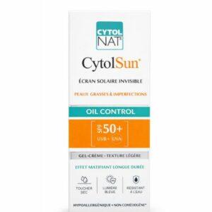 CYTOLNAT CYTOLSUN OIL CONTROL ECRAN SOLAIRE INVISIBLE SPF50+