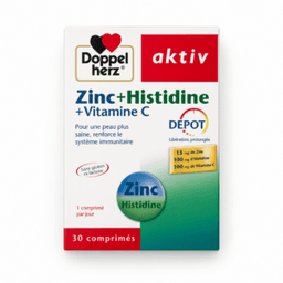 AKTIV Zinc+Histidine+Vitamine C 30 Comprimés