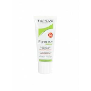 Noreva Exfoliac Fluide Solaire Matifiant Spf50+