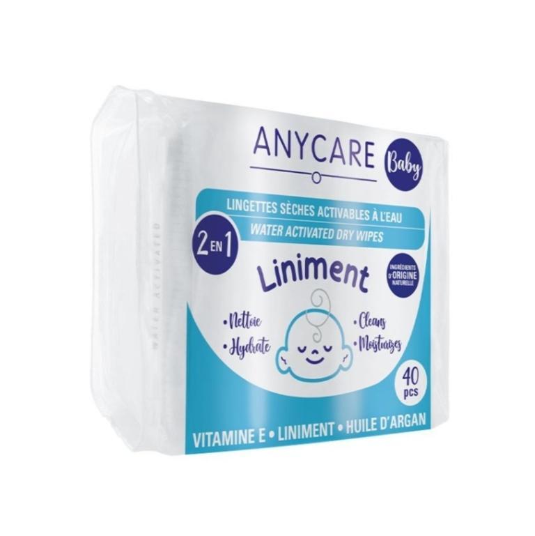 ANYCARE Lingettes Sèches Au Liniment