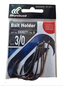Hamecons hayabusa bait holder sz 3 0 6pcs