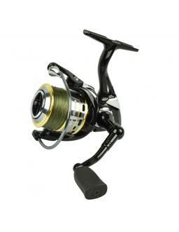 MOULINET SPINNING SAKURA ALENDO 4004 FD + TRESSE VERTE 4X 100 M 0.14 MM
