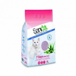 Litiere Sanicat 7 days Aloe Vera 4L