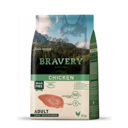 Croquette Bravery Pour Chien Adult Medium & Large Sans Céréales Poulet