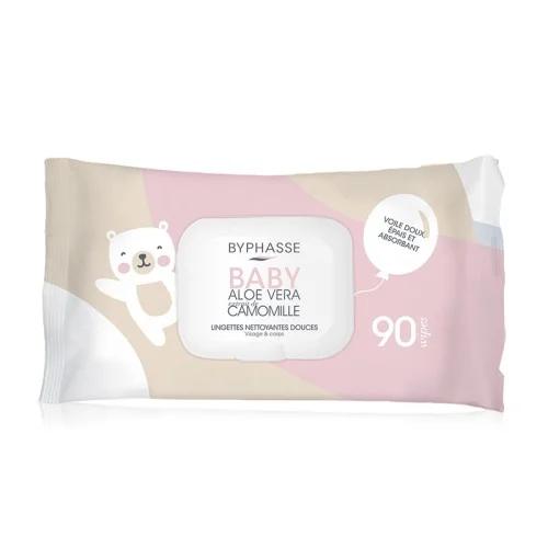 BYPHASSE BABY LINGETTES ALOE VERA EXTRAIT DE
