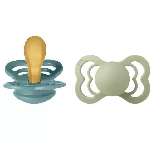 BIBS 2 SUCETTES SUPREME PACIFIER ISLAND SEA