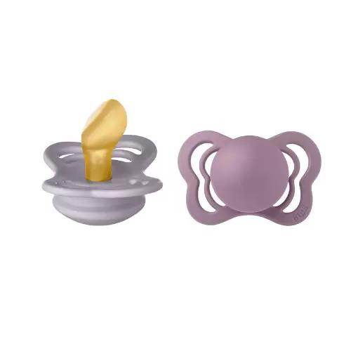 BIBS 2 SUCETTES COUTURE PACIFIER FOSSIL