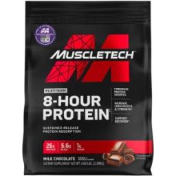 Muscletech Platinum 8 Hour Protein 4.6lb 2,086kg Vanille